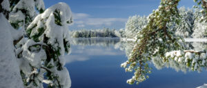 Lake Wentworth Framed with Snow_Ness